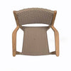 McGill Teak 5 Pc Mid century Teak Patio Dining for Four  Lara