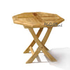 Teak Octagonal Outdoor Side Folding Table Sirus