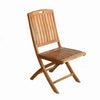 7 Pc Teak Outdoor Dining Set  Agean and NewYork Folding Chairs