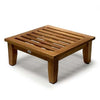 Teak Outdoor Lounge Ottoman  Bali