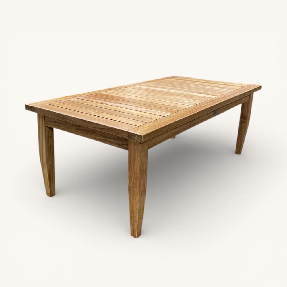 Teak Outdoor Rectangular Coffee Table - Alfani