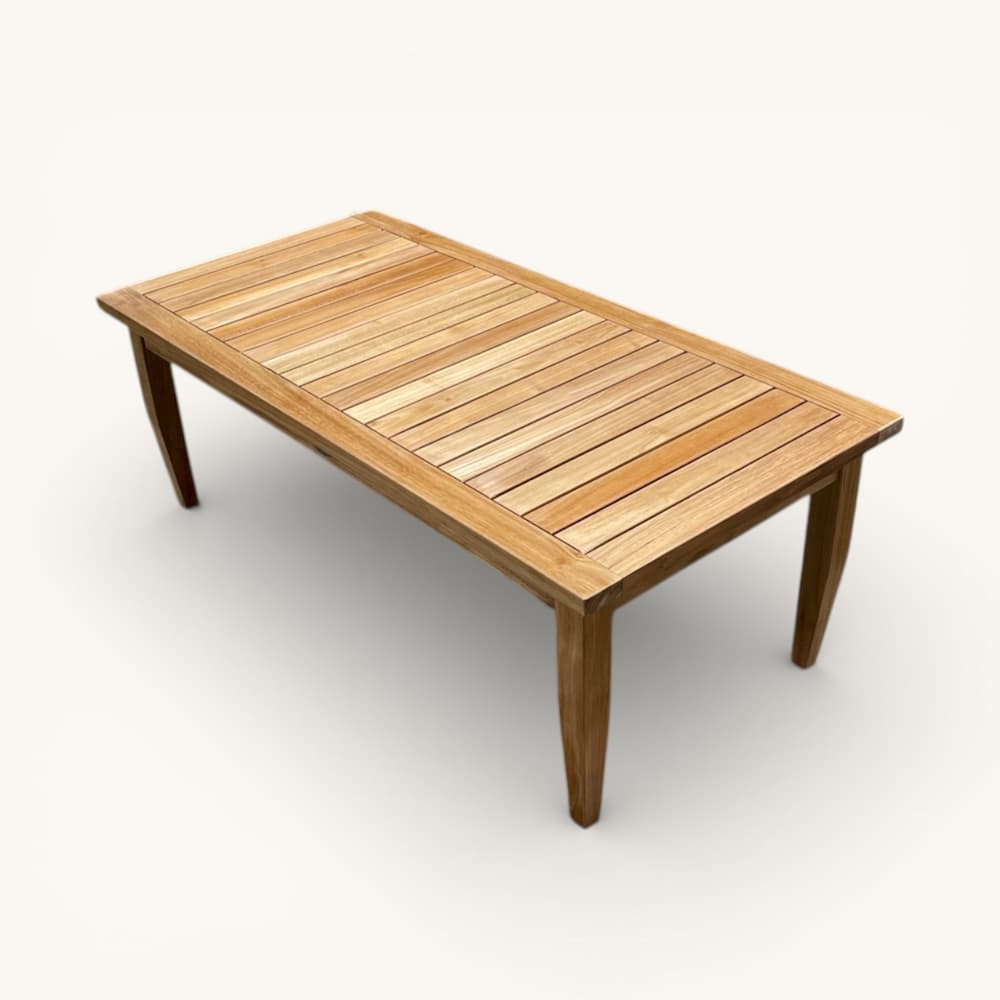 Teak Outdoor Rectangular Coffee Table - Alfani