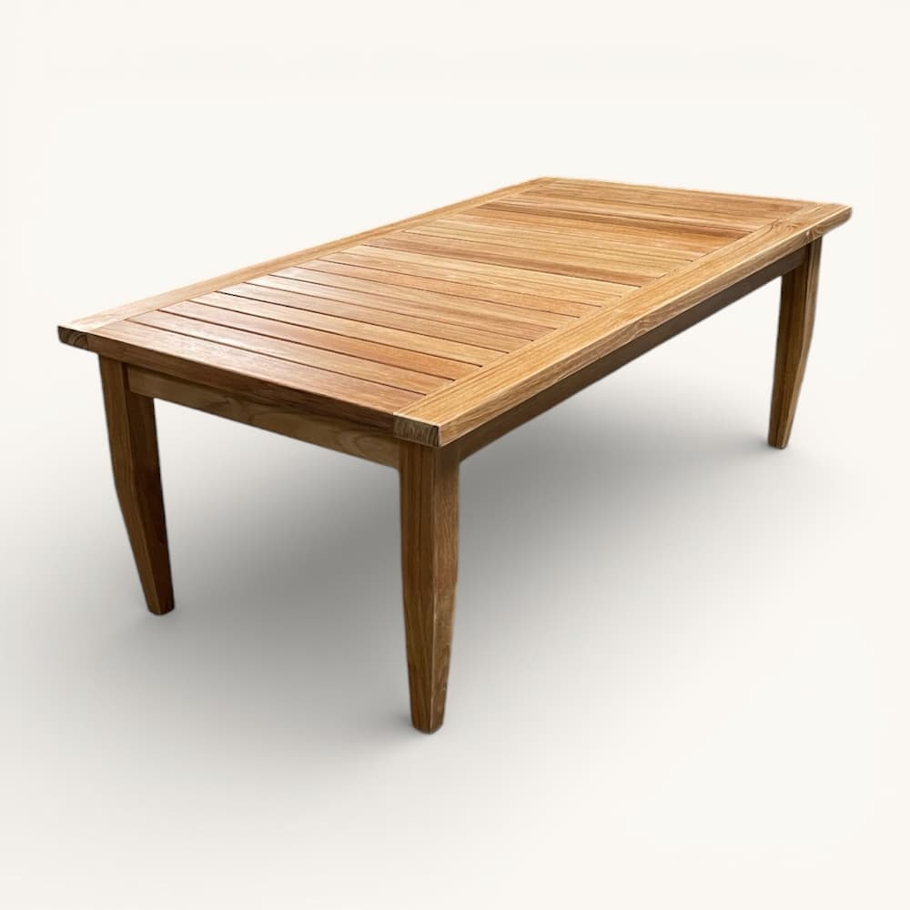 Teak Outdoor Rectangular Coffee Table - Alfani