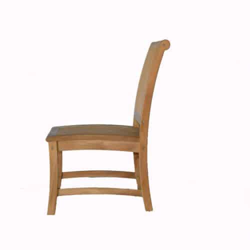 7 pc McGill Teak Outdoor Patio Dining Table Set | Aegean and Titan