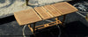 Teak Outdoor Patio Table Set  Titan Table & Zaire Chair