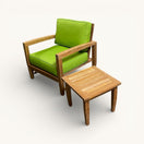 Switch Teak Outdoor Side End Table - Alfani 3 image