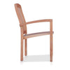 11 pc Teak Outdoor Dining Table Set  Titan Table & Tenafly Stacking Chair