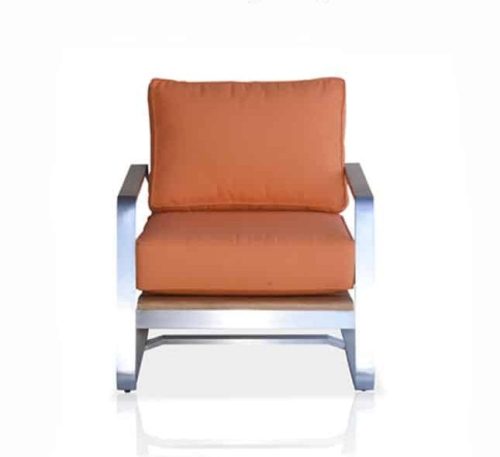 Teak Steel Outdoor Deep Seating Lounge Chair – Regnatt