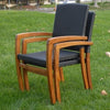 teak wicker stacked view