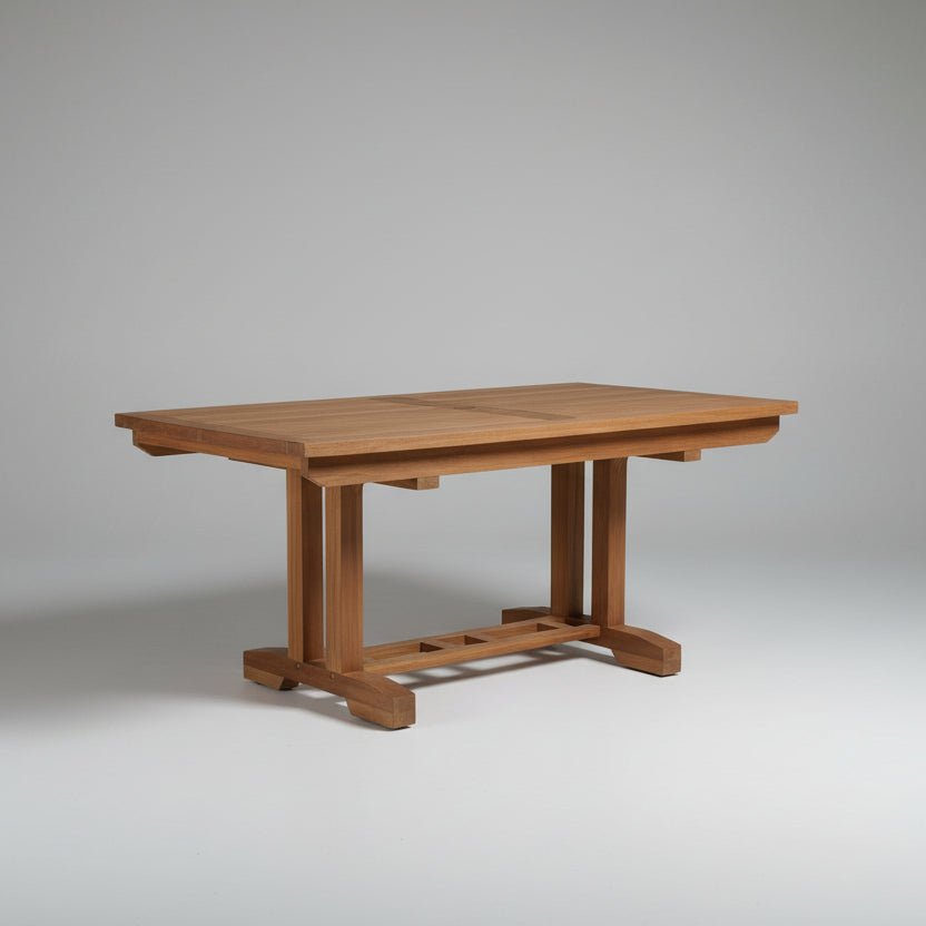 Teak Outdoor 10 feet Rectangle Double Extension Table  Portland