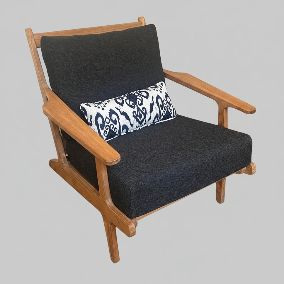 Teak Patio Deep Seat Lounge Chair – Rogan