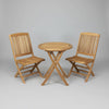 teak bistro folding chair and table