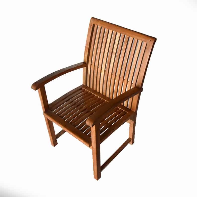 Teak Arm chair Liberty top view