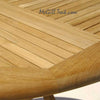 48 inches Teak Outdoor Round Table  Tigris