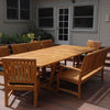 Teak Outdoor Dining Arm Chair Titan