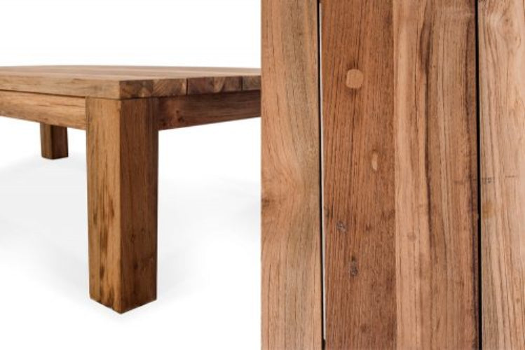 Recycled Teak Modern Coffee Table – Vinegard