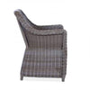 7 Pc Teak Extension Dining Table  Heritage table and Monaco Wicker Chairs.