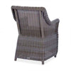 back view of viro wicker dining chair