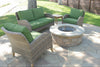 Wicker Deep Seat lounge set