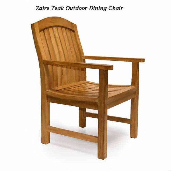 Teak Garden Arm Dining Chair Zaire