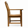9pc Teak Garden Rectangular Extension Dining Set  Heritage Table and Zaire Arm Chairs