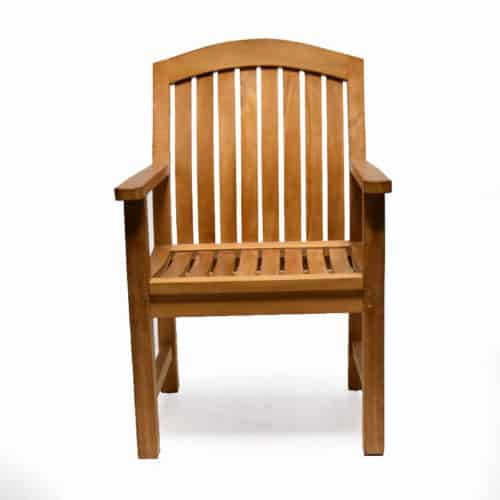9pc Teak Garden Rectangular Extension Dining Set – Heritage Table and Zaire Arm Chairs