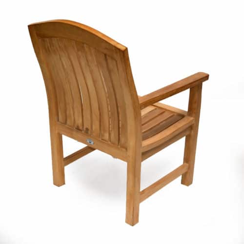9pc Teak Garden Rectangular Extension Dining Set – Heritage Table and Zaire Arm Chairs