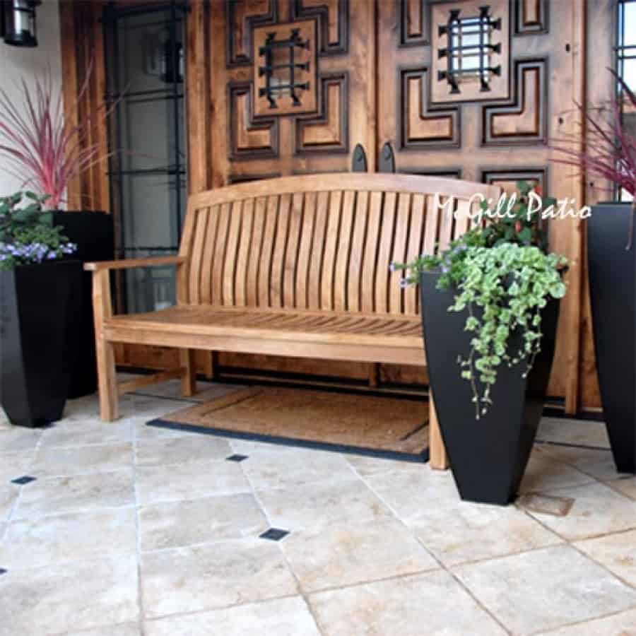 5 feet Zaire Teak Wood Park Bench