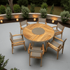 Bold Taupe dining set with danish taupe chairs