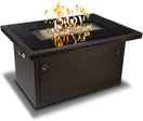 Switch fire-pit-outland-rectangular-401-series with arctic glass stones 2 image