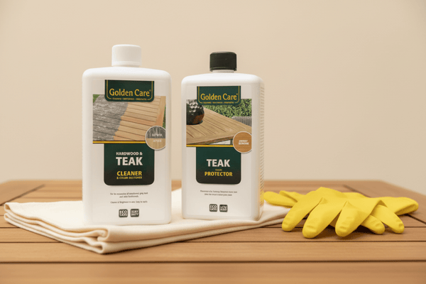 Golden Care Teak Cleaner & Protector Combo