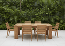 Switch Recycled Teak Table with Olga Dining Chairs 2 image