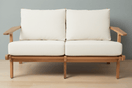 Switch Teak Loveseat - Oyster Cushion Color Only 3 image