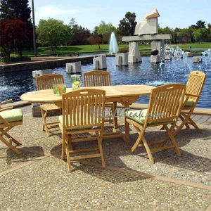 Aegean table New York chairs outdoor dining set