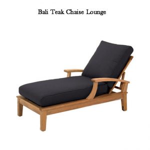 Bali teak pool chaise lounger-1