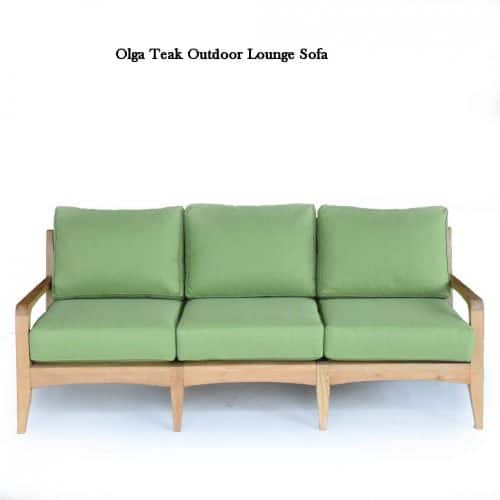 Mid century teak lounge sofa