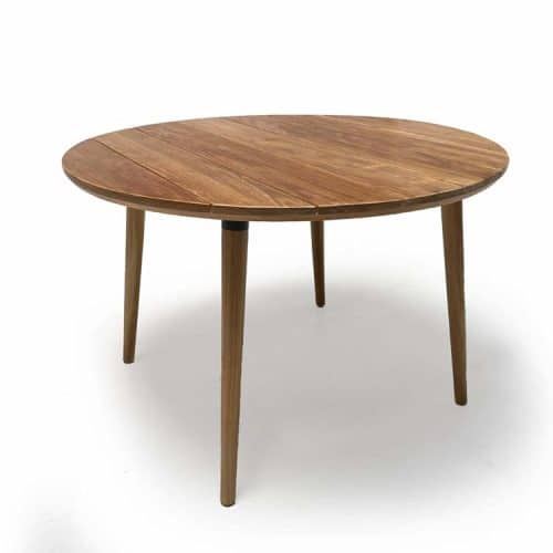 Outdoor teak round dining table