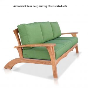 Olympia Adirondack teak sofa-1