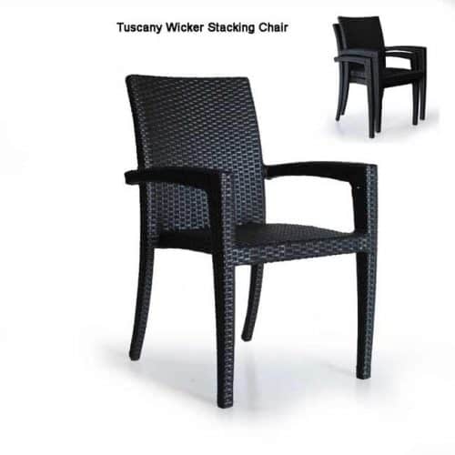 Tuscany teak wicker outdoor chair