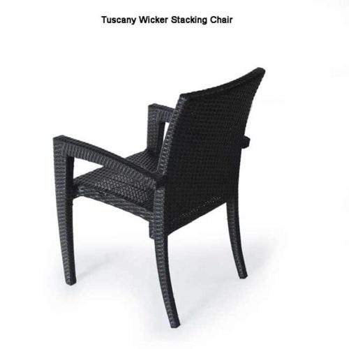 Tuscany teak wicker outdoor chair