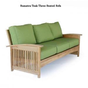 Sumatra teak outdoor sofa