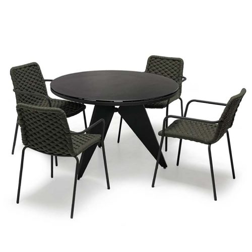 Outdoor dining set for 4